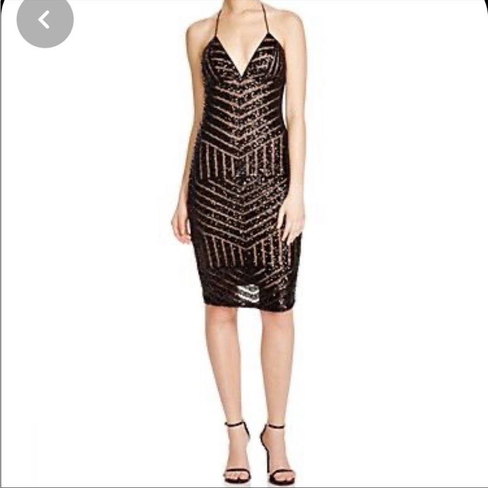 Bardot black sequin dress XS/Sz4